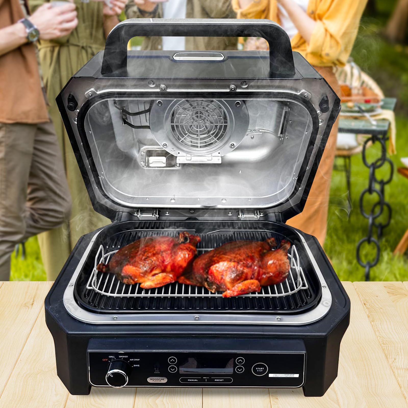 Amazon.com: OG951 Rib Rack and Smoke Rack for Ninja Woodfire OG800